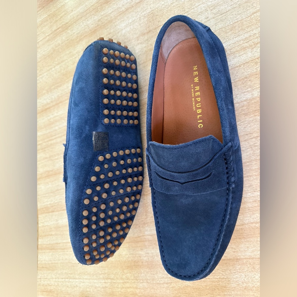 New Republic suede drivers